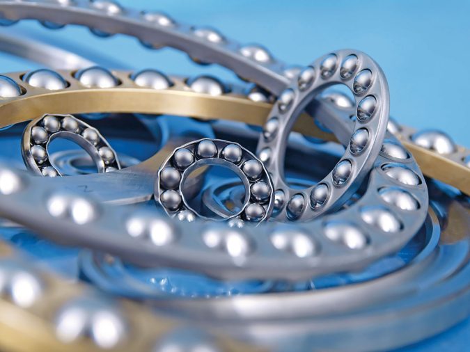 Axiálne guľkové ložiská