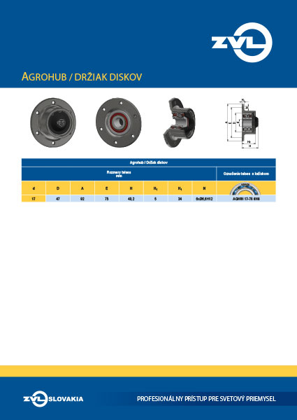 Agrohub Držiak diskov