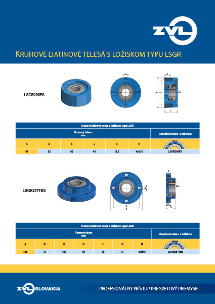 Kruhové liatinové telesá