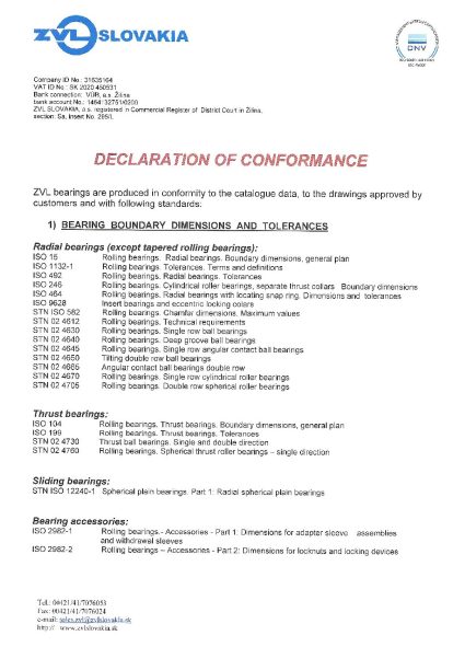 declaration of conformance 2024 pdf